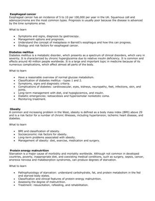 Top 100 Diseases USMLE
