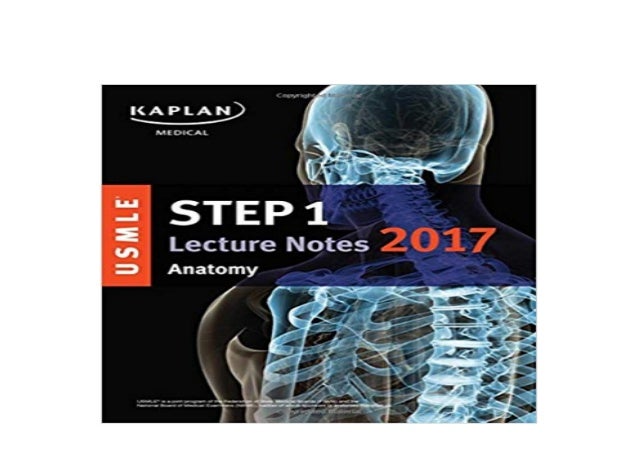 Kaplan step 1 anatomy lecture notes pdf - meberlinda
