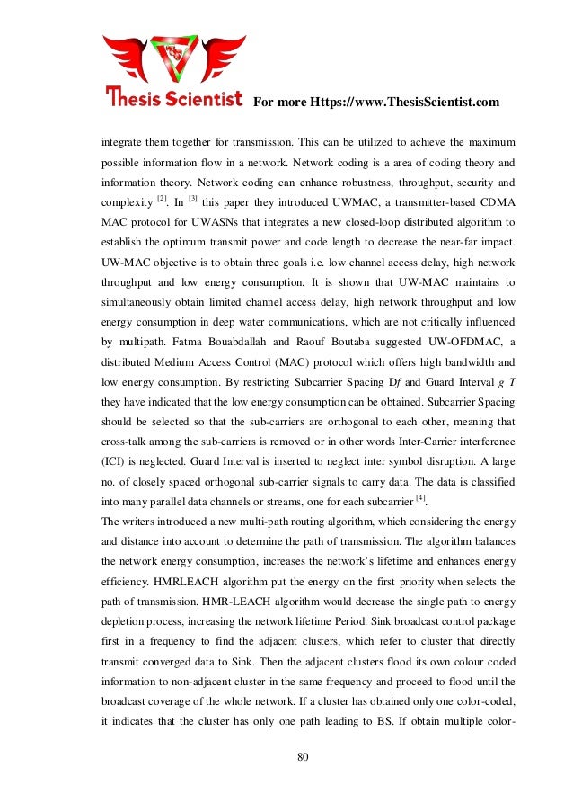 Master thesis coding theory
