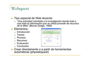 Uso didáctico de los recursos de Internet