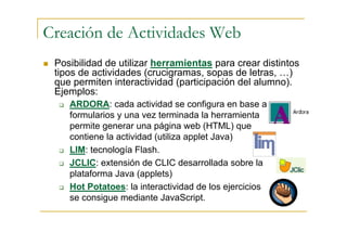 Uso didáctico de los recursos de Internet