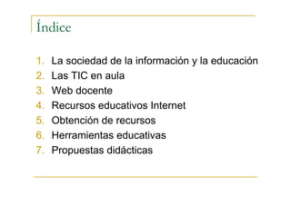 Uso didáctico de los recursos de Internet