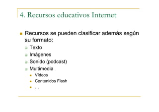 Uso didáctico de los recursos de Internet