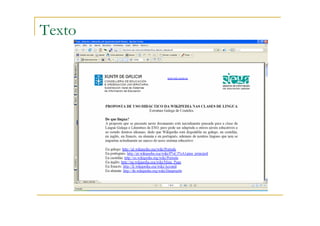 Uso didáctico de los recursos de Internet