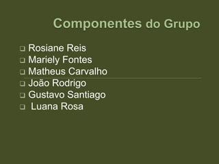  Rosiane Reis
 Mariely Fontes
 Matheus Carvalho
 João Rodrigo
 Gustavo Santiago
 Luana Rosa
 