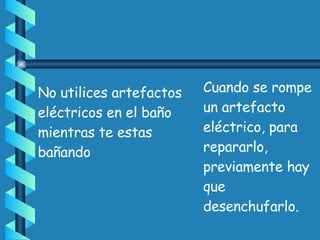 Uso seguro de la electricidad | PPT