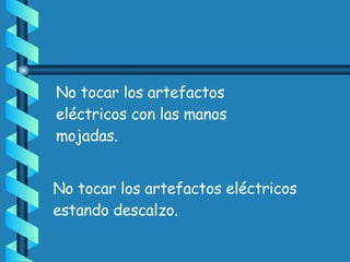 Uso seguro de la electricidad | PPT