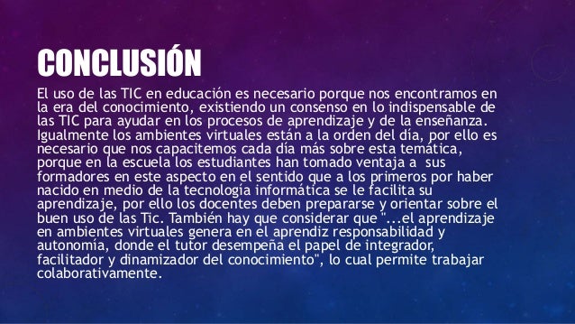Uso adecuado de las TIC
