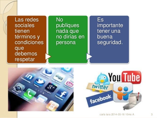Uso correcto de las redes sociales