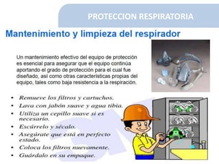 PROTECCION RESPIRATORIA
 
