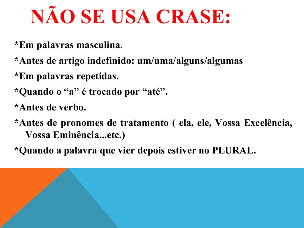 O Uso Da Crase Resumo Kulturaupice