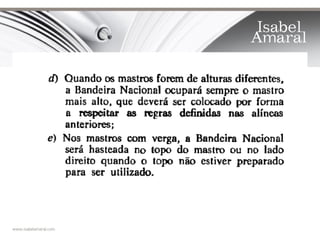 Uso de bandeiras em eventos