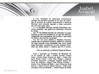 Uso de bandeiras em eventos