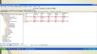 Uso de comandos INSERT,UPDATE y DELETE en base de datos de SQL Server.pptx