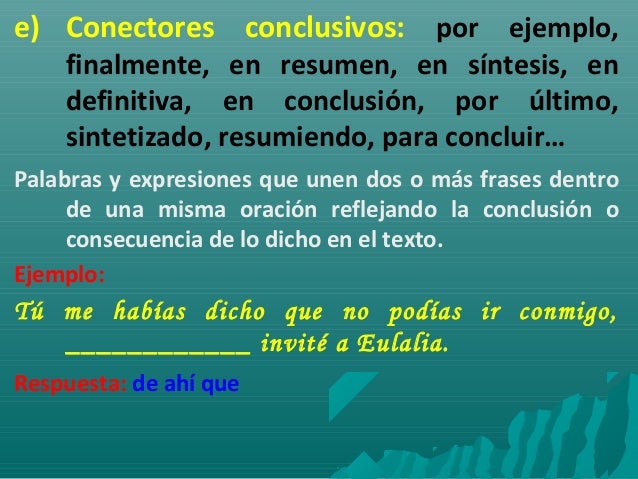 Uso de conectores lógicos