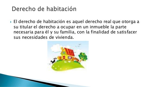 Uso de derecho de habitacion