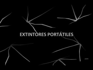 EXTINTORES PORTÁTILES
 