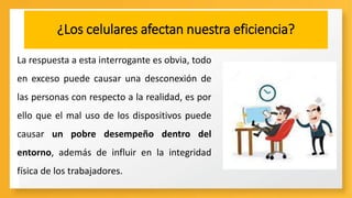 los riesgos por el uso del celular | PPTX
