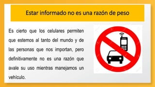 los riesgos por el uso del celular | PPTX
