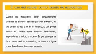 los riesgos por el uso del celular | PPTX