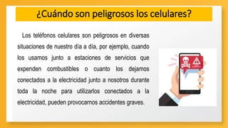 los riesgos por el uso del celular | PPTX