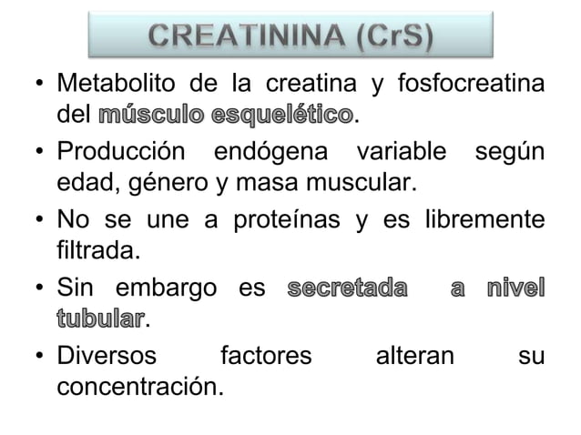 Uso De Formulas Para El Calculo De La Tasa De Filtrado Glomerular