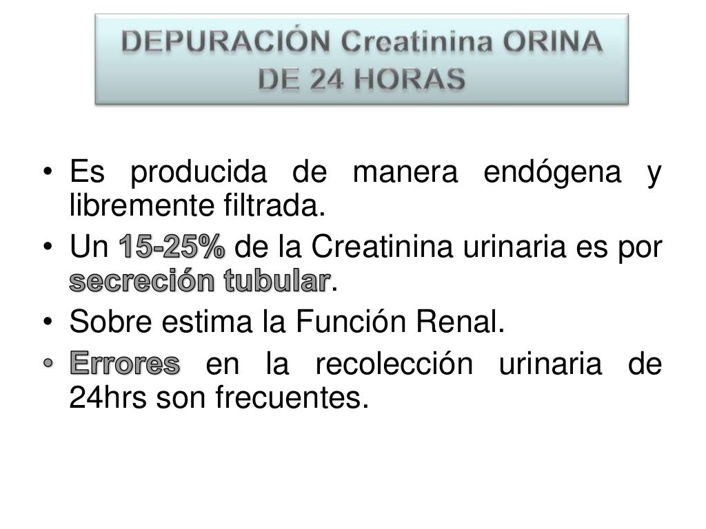 Uso De Formulas Para El Calculo De La Tasa De Filtrado Glomerular
