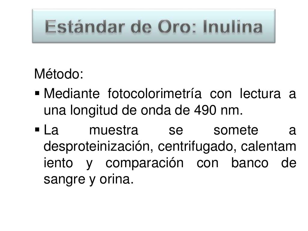Uso De Formulas Para El Calculo De La Tasa De Filtrado Glomerular