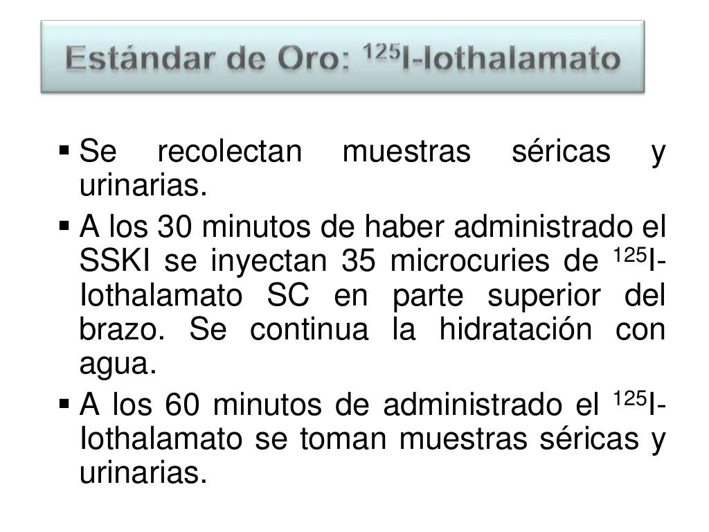 Uso De Formulas Para El Calculo De La Tasa De Filtrado Glomerular
