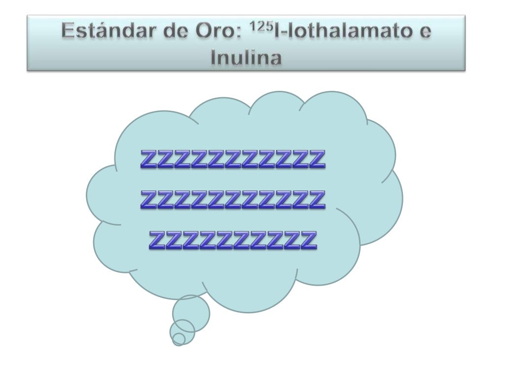 Uso De Formulas Para El Calculo De La Tasa De Filtrado Glomerular