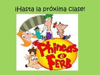 ¡Hasta la próxima clase!<br />