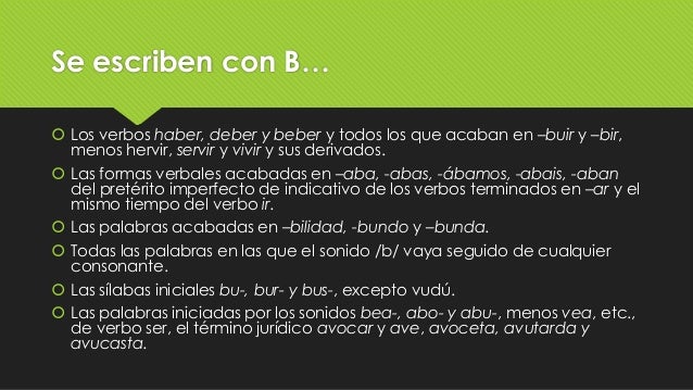 Uso De La B V C S Z