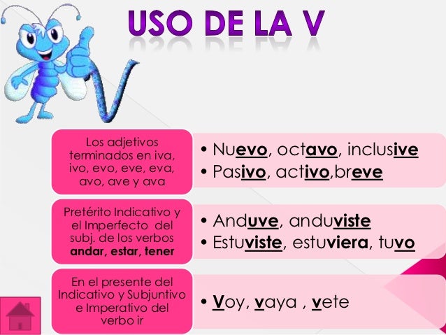 Uso de la b vs. v