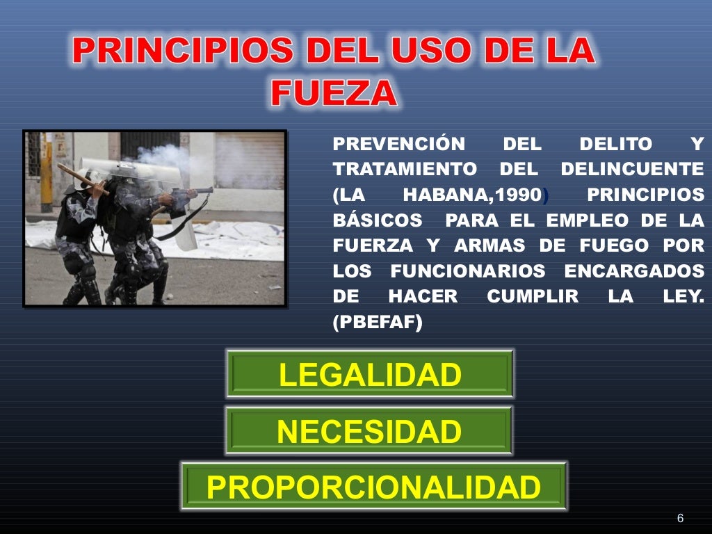 Uso de la fuerza