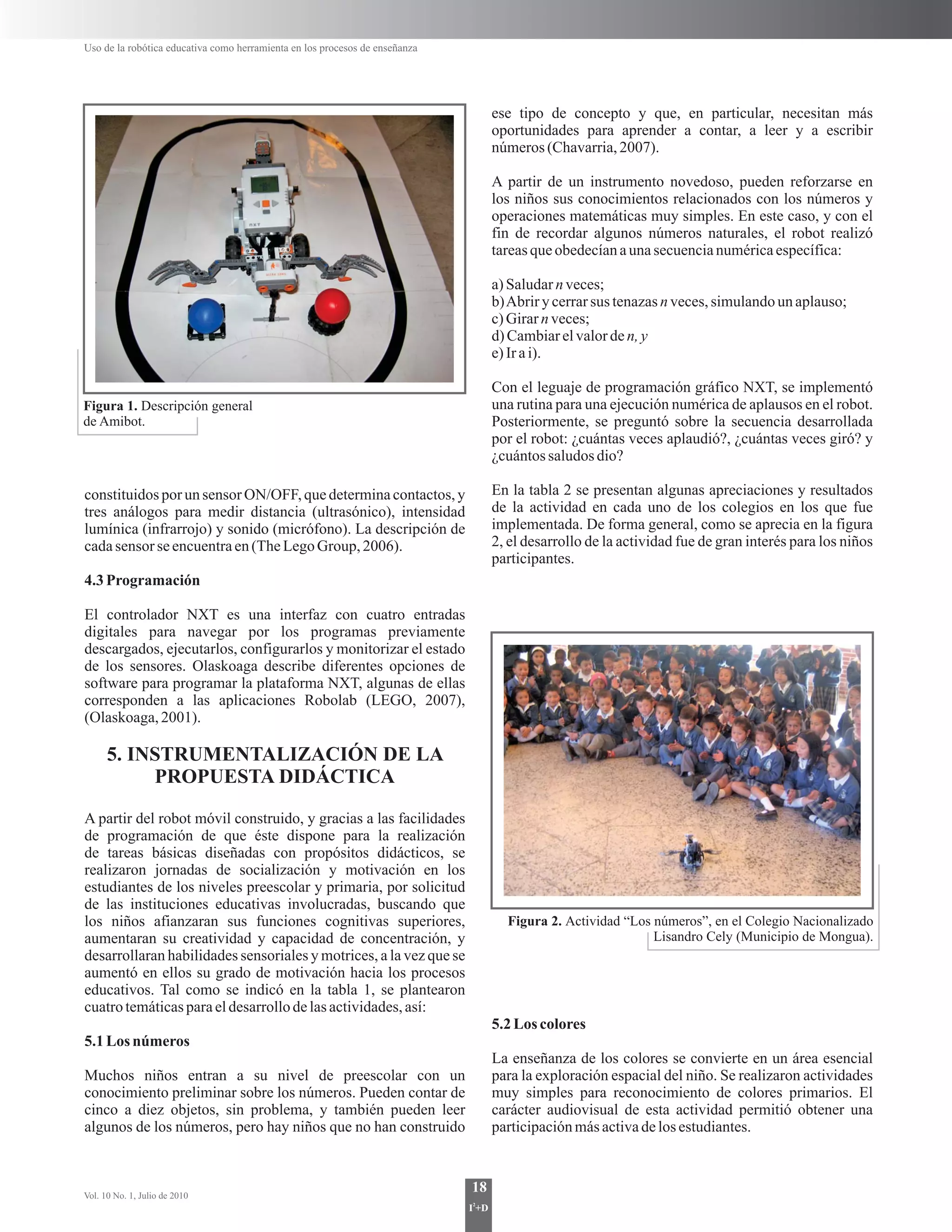 USO DE LA ROBÓTICA EDUCATIVA COMO HERRAMIENTA EN LOS PROCESOS DE ...