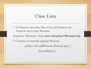 arraylist in java | pptx Images High Quality Grahic USO DEL ARRAYLIST PROGRAMACION JAVA.pptx