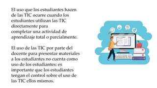 Uso de las tic | PPTX