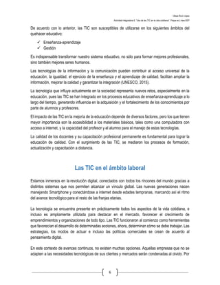 Uso de las tic en la vida cotidiana | PDF