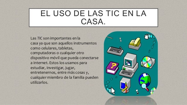 Uso de las TIC en la vida cotidiana. | PPT