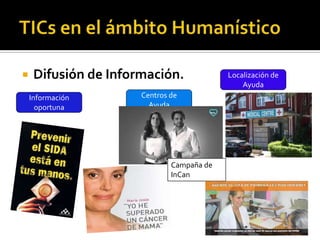  Difusión de Información.
Centros de
Ayuda
Información
oportuna
Localización de
Ayuda
Campaña de
InCan
 