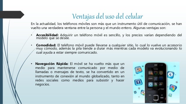 Ventajas De Usar El Telefono Celular Que Data Solo Para