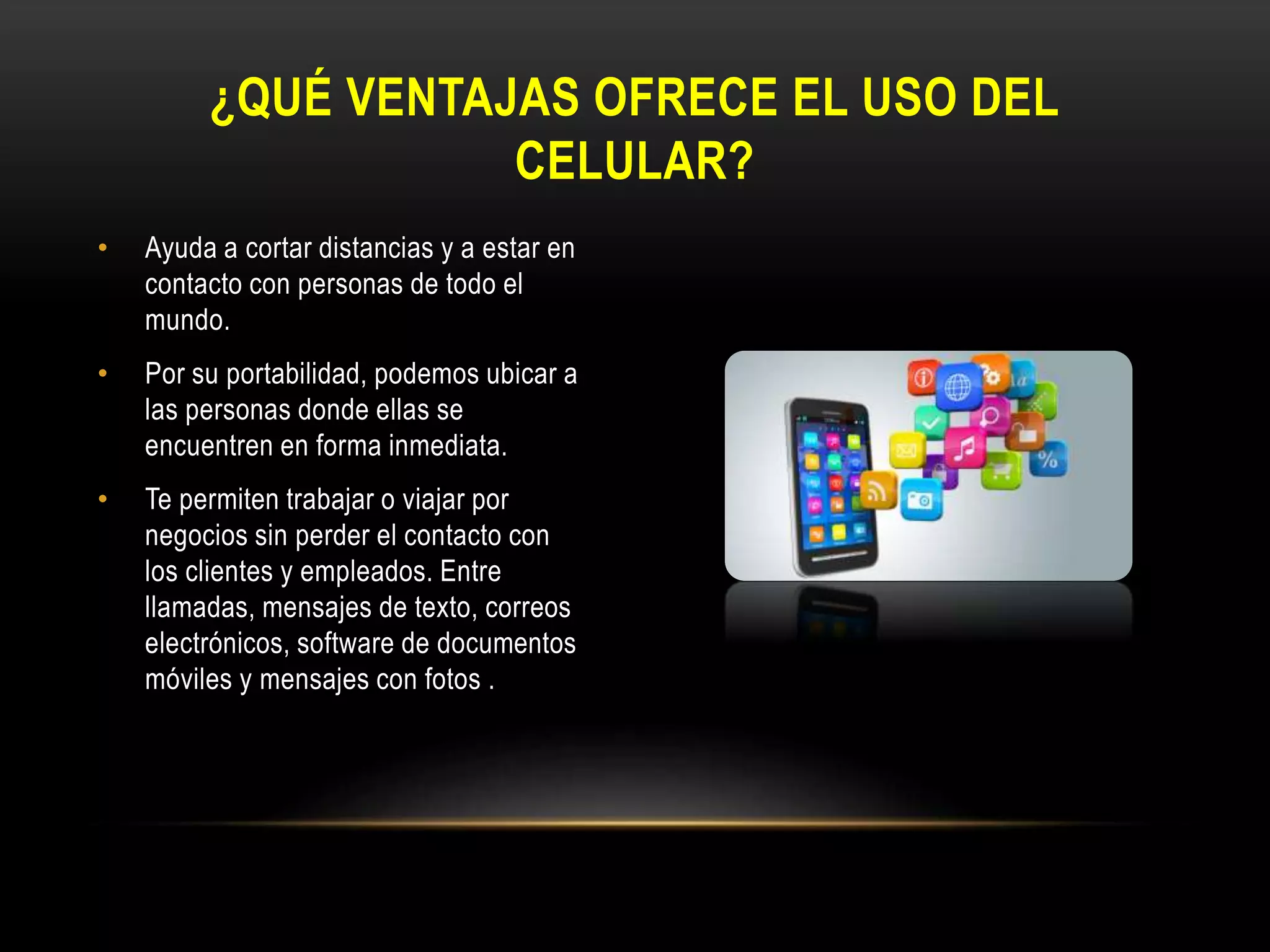 Uso Del Celular PPT uso-del-celular-ppt