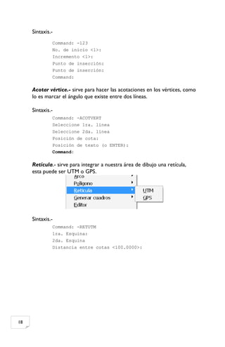 Uso del civilcad | PDF
