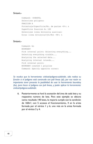 Uso del civilcad | PDF
