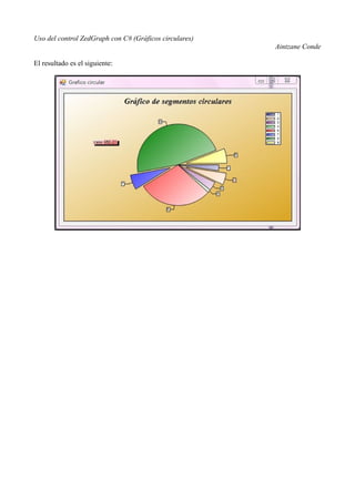Uso del control zed graph en c sharp - graficos circulares | PDF