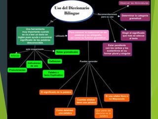 Uso del diccionario bilingue 