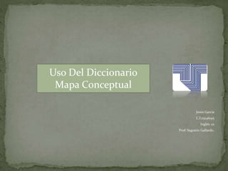 Jesús García
C.I:25146195
Inglés: s2
Prof: Sagrario Gallardo.
Uso Del Diccionario
Mapa Conceptual
 