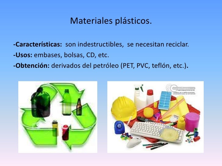 Uso de los materiales a través de la