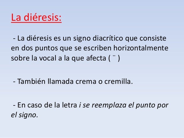 Uso de los signos