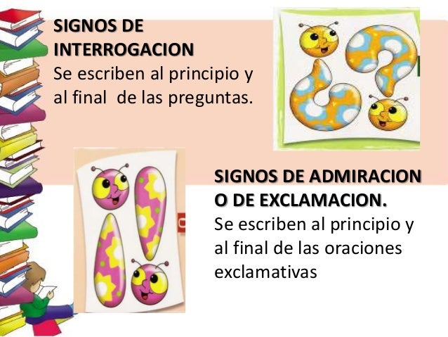 Resultado de imagen de signos de interrogacion y exclamacion